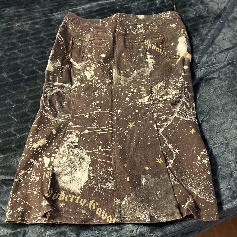 Roberto Cavalli Zodiac skirt size 10